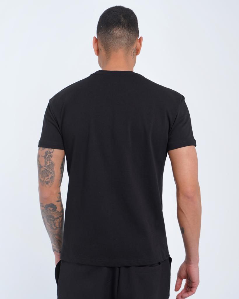 Μαύρη κοντομάνικη μπλούζα με τύπωμα-Why would i love you-eksi-002 (5)
