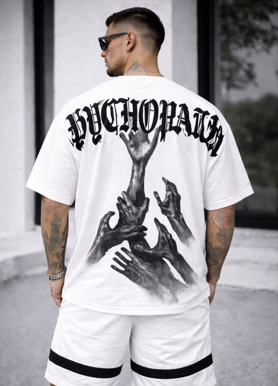 Ανδρικό Oversized T-Shirt “Invocation” Λευκό