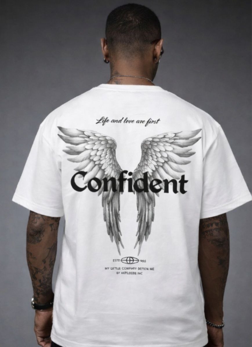 Ανδρικό T-Shirt “Confident Wings” Λευκό