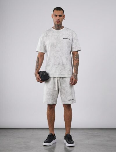 Ανδρικό Σετ T-Shirt & Βερμούδα Rise Above Light Grey
