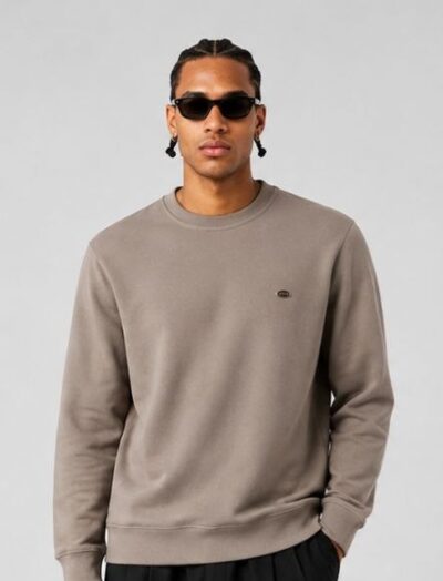 Ανδρικό Φούτερ Crewneck Minimal – Taupe