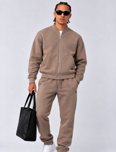 Ανδρικό Σετ Φόρμας Bomber – Taupe