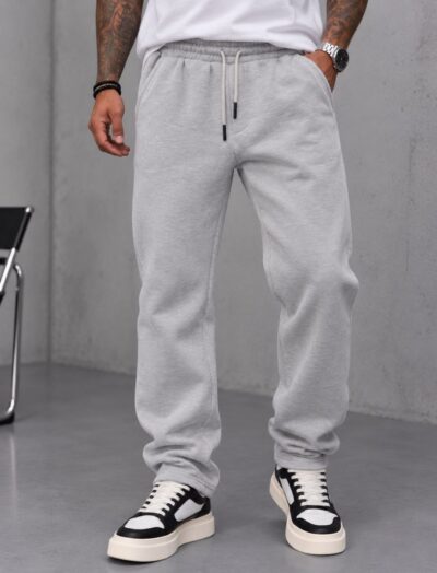 Ανδρική Φόρμα Relaxed Fit Ανοιχτό Γκρι